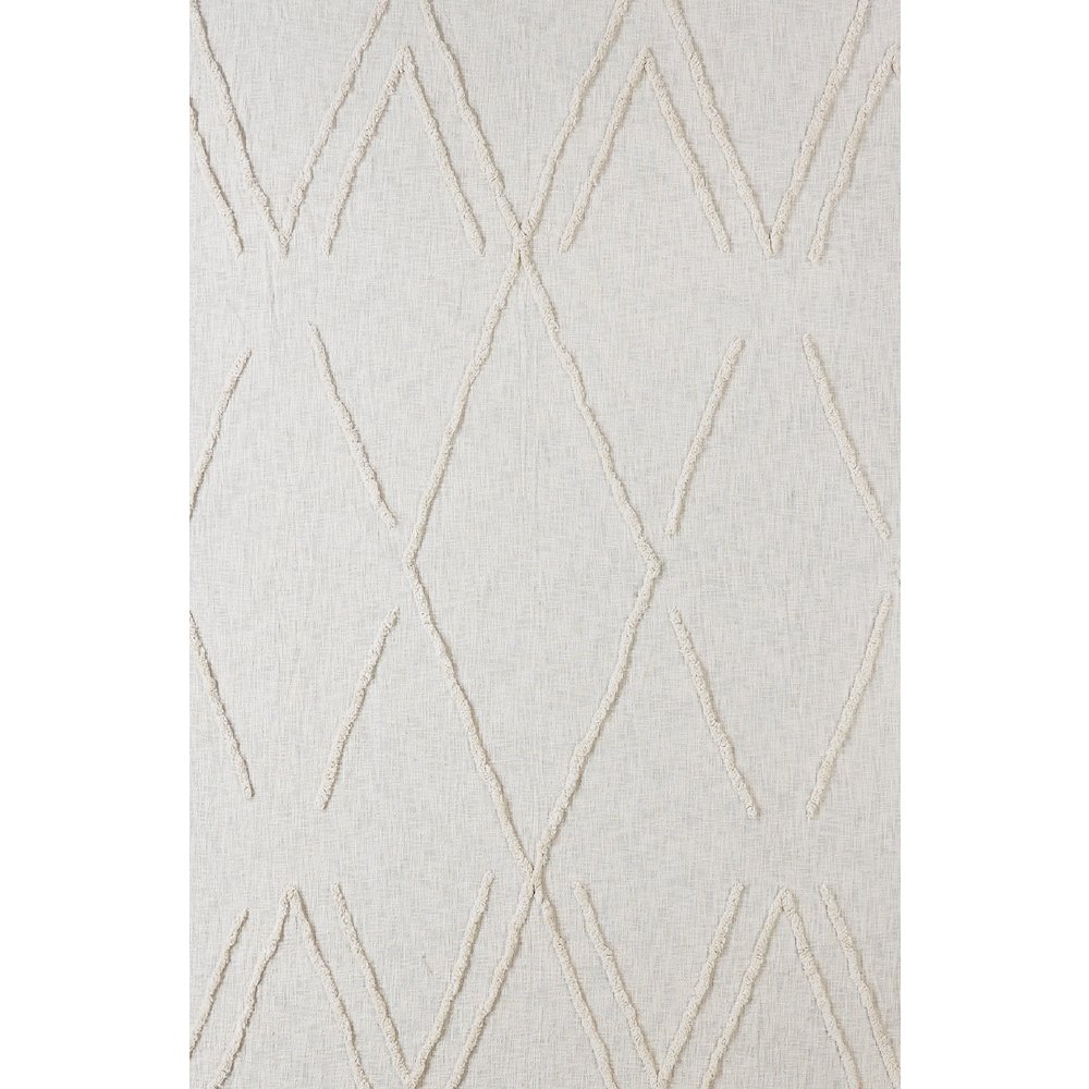 Coverlet Cotton in Ivory 68” x 90”. Picture 5