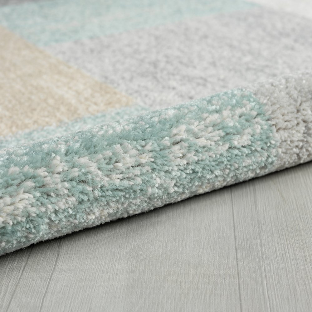 Dune Durable Performance Area Rug Indoor in Ivory/Multicolored, 6' Round. Picture 4