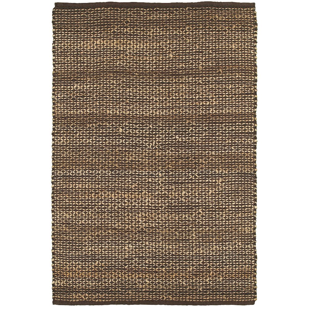Elite Jute Area Rug Indoor in Brown, 9' x 12'. Picture 1