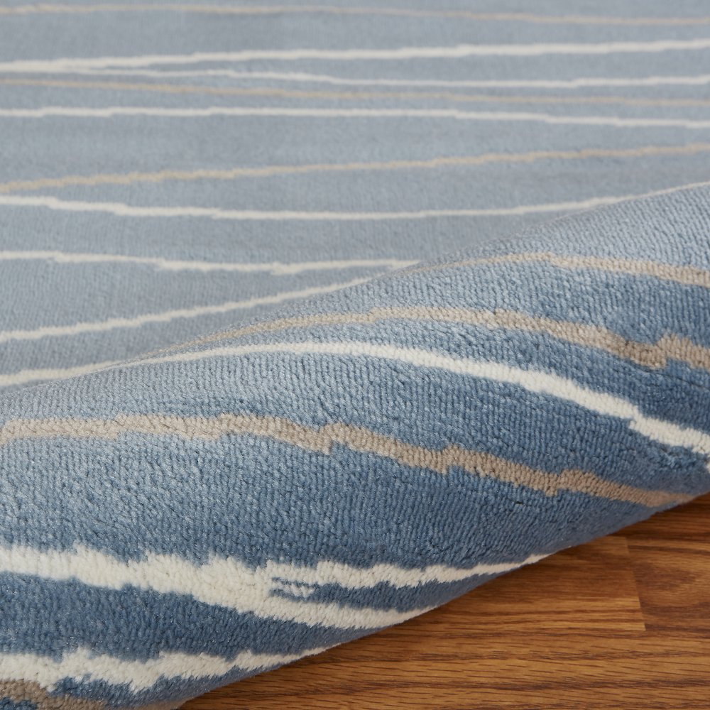Grace Olefin Area Rug Indoor in Blue, 5'2" x 7'2". Picture 5