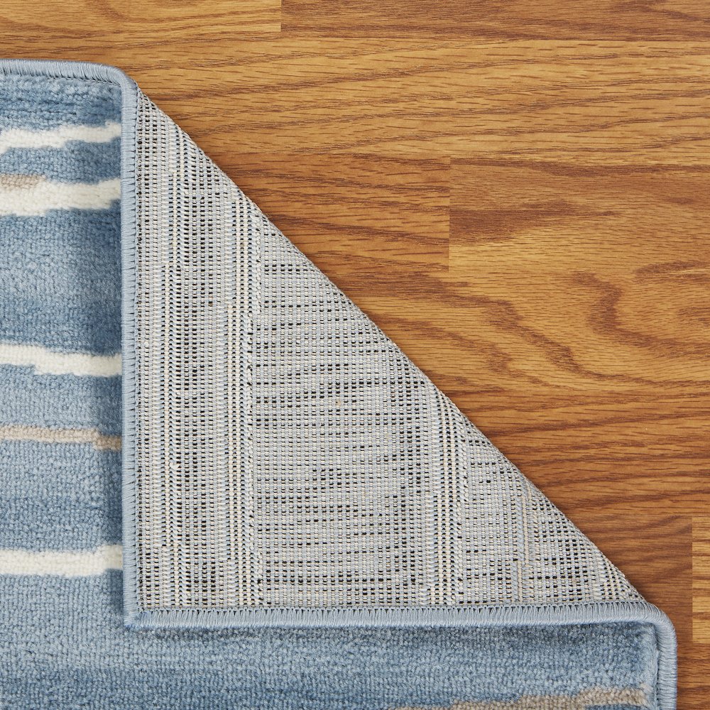 Grace Olefin Area Rug Indoor in Blue, 5'2" x 7'2". Picture 4