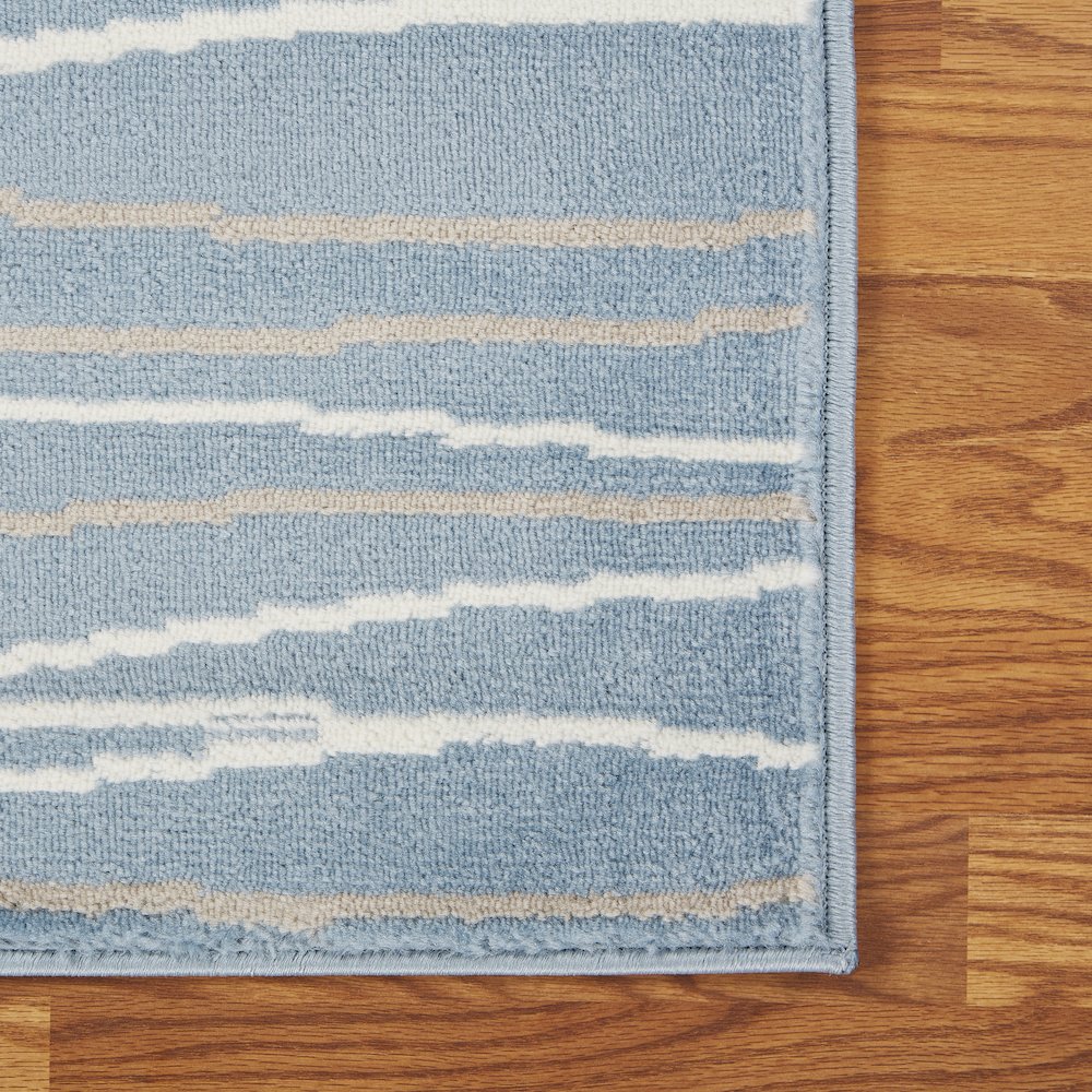 Grace Olefin Area Rug Indoor in Blue, 5'2" x 7'2". Picture 6