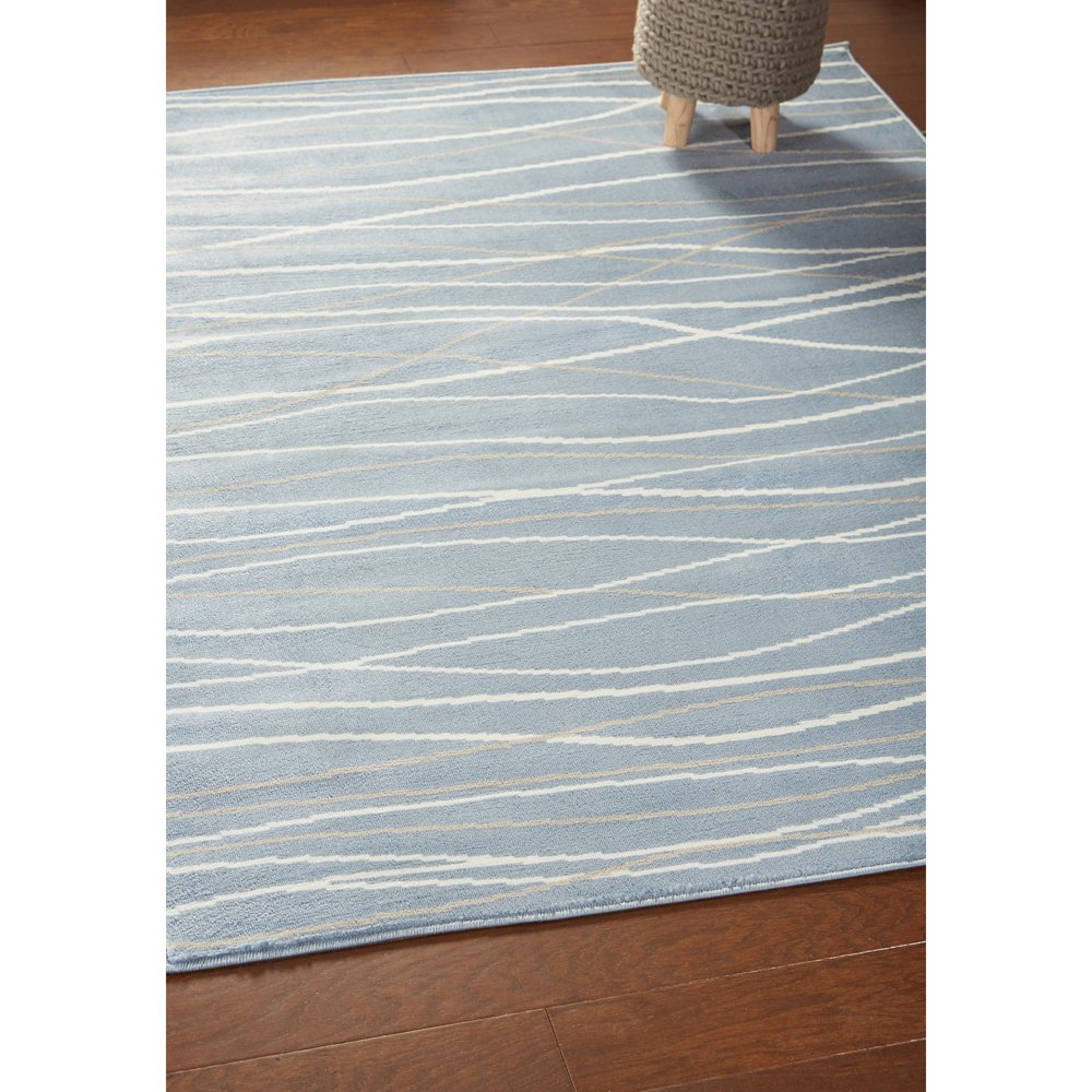 Grace Olefin Area Rug Indoor in Blue, 5'2" x 7'2". Picture 2