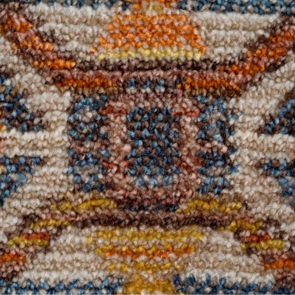 Holi Durable Performance Area Rug Indoor in Brown/Yellow, 2' x 3'. Picture 2