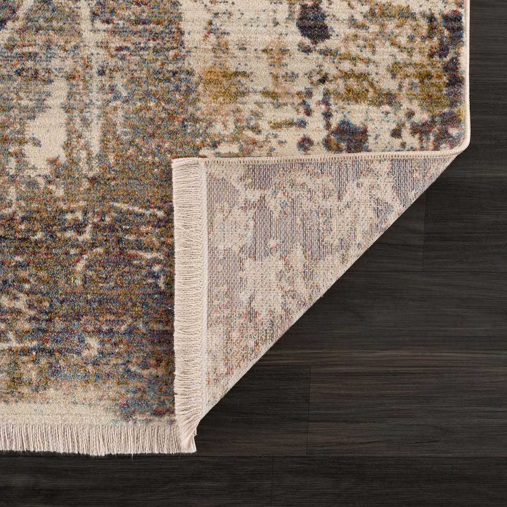 Holi Durable Performance Area Rug Indoor in Gray/Ivory, 2' x 3'. Picture 4