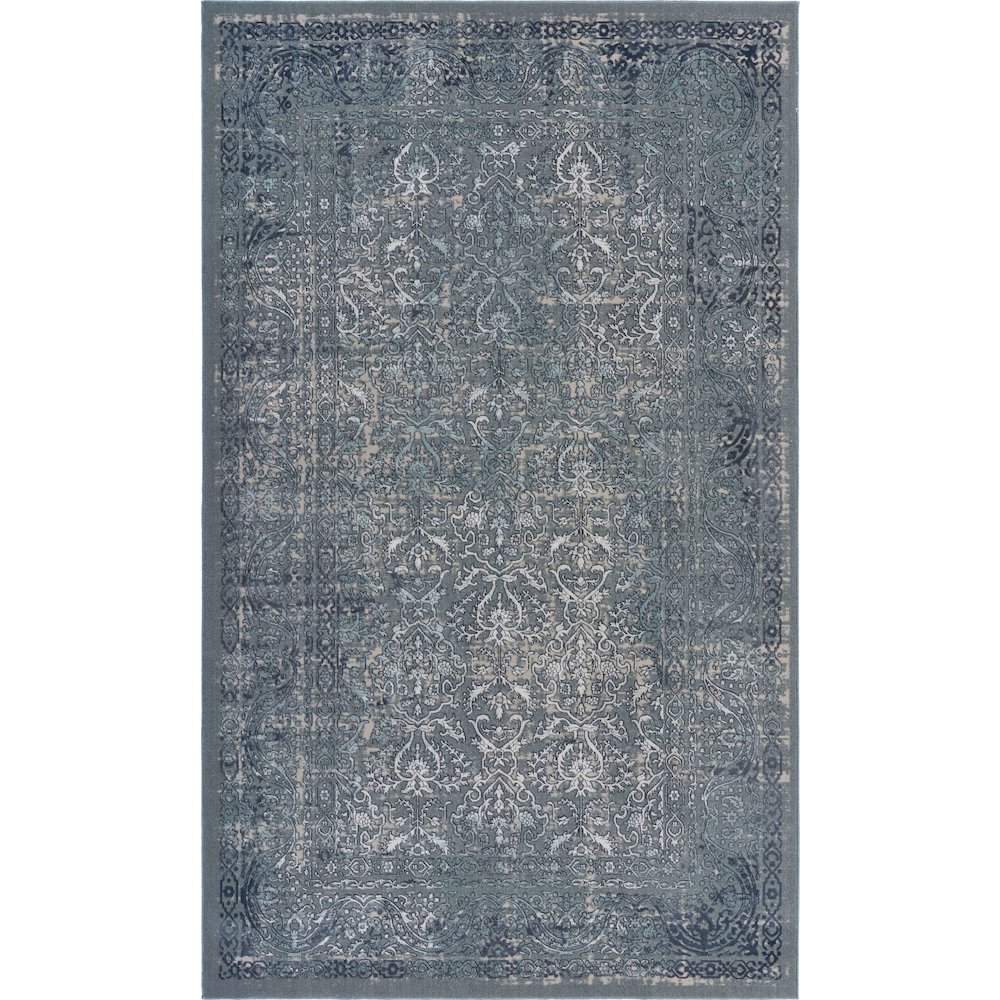 Imagine Durable Performance Area Rug Indoor in Blue/Blue, 7'9" x 10'9". Picture 1