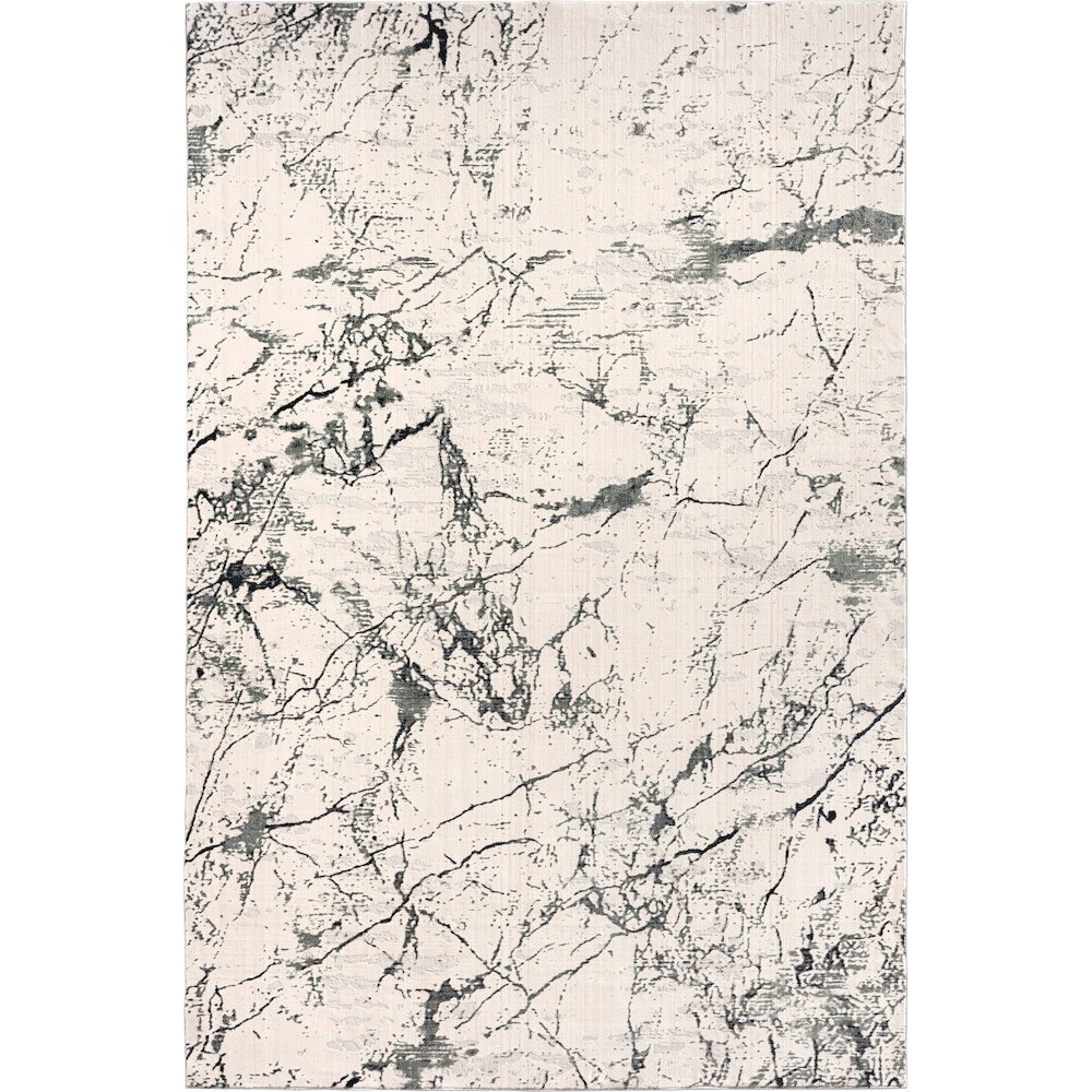Imagine Durable Performance Area Rug Indoor in Ivory/Gray, 1'10" x 3'. Picture 1