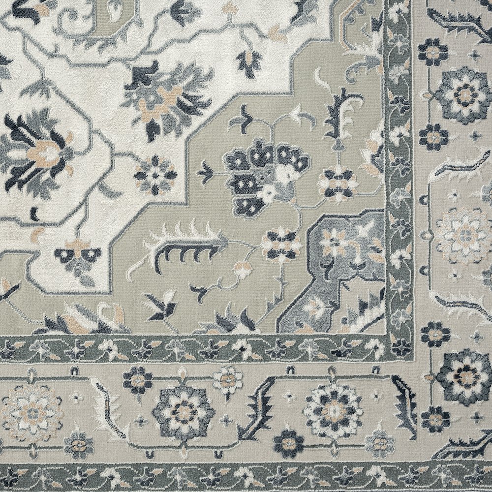 Imagine Cotton Area Rug Indoor in Ivory, 5'3" x 7'6". Picture 2