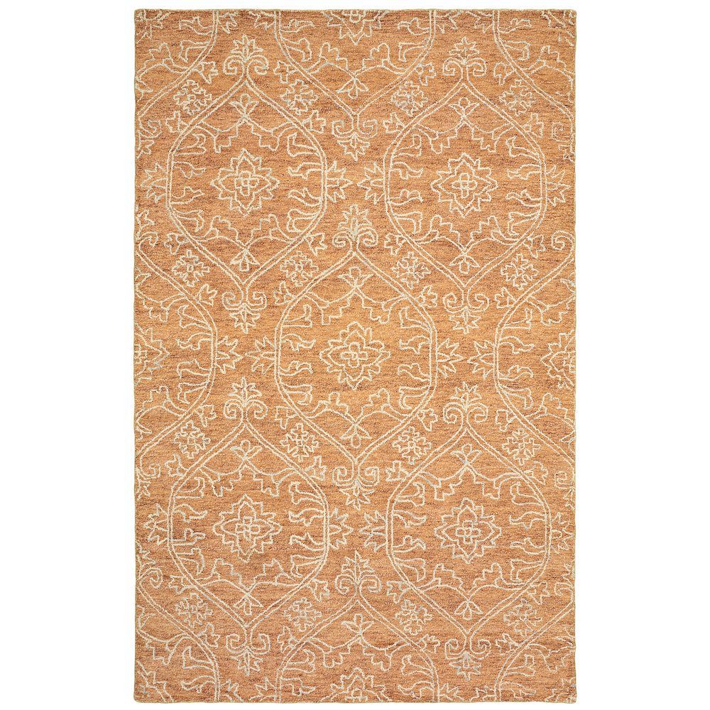 Karma Cotton Area Rug Indoor in Red, 9' x 12'. Picture 1