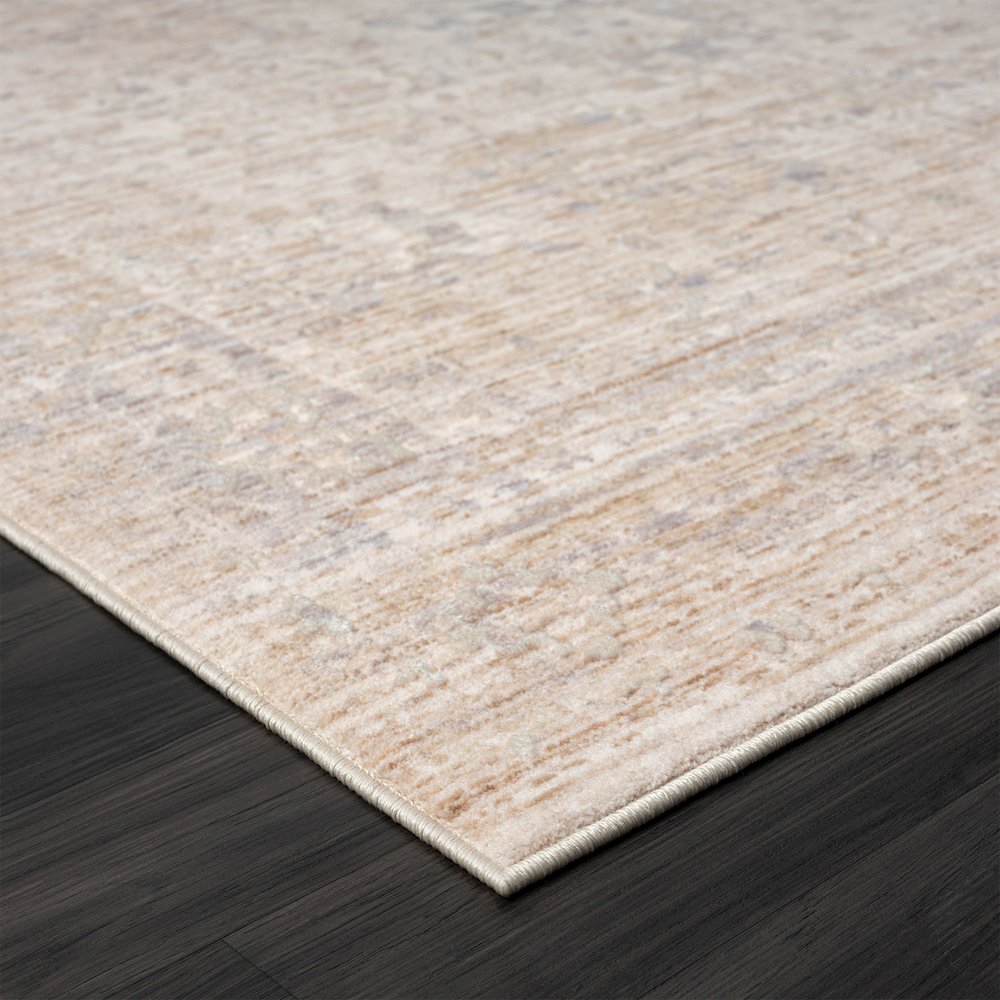 Lancaster Performance Blend Area Rug Indoor in Gray/Beige, 4' X 6'. Picture 3