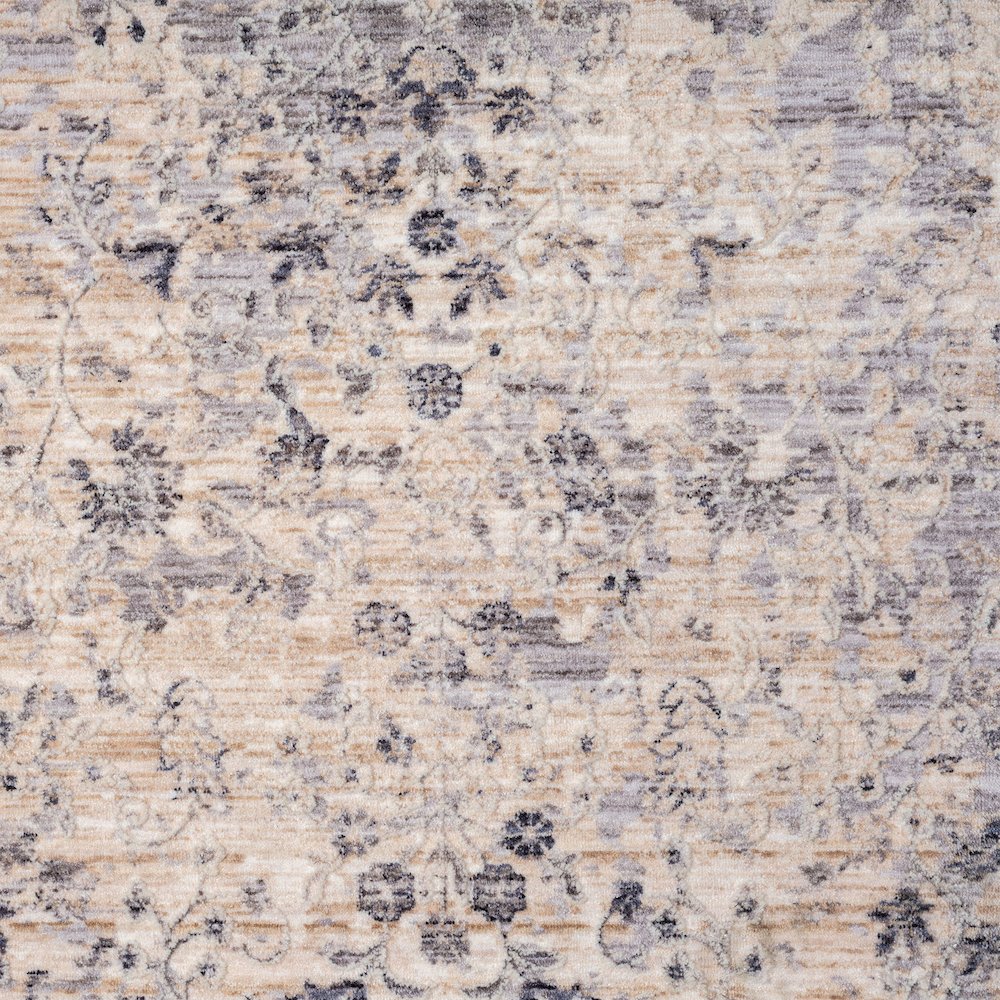 Lancaster Performance Blend Area Rug Indoor in Gray/Blue, 4' X 6'. Picture 7