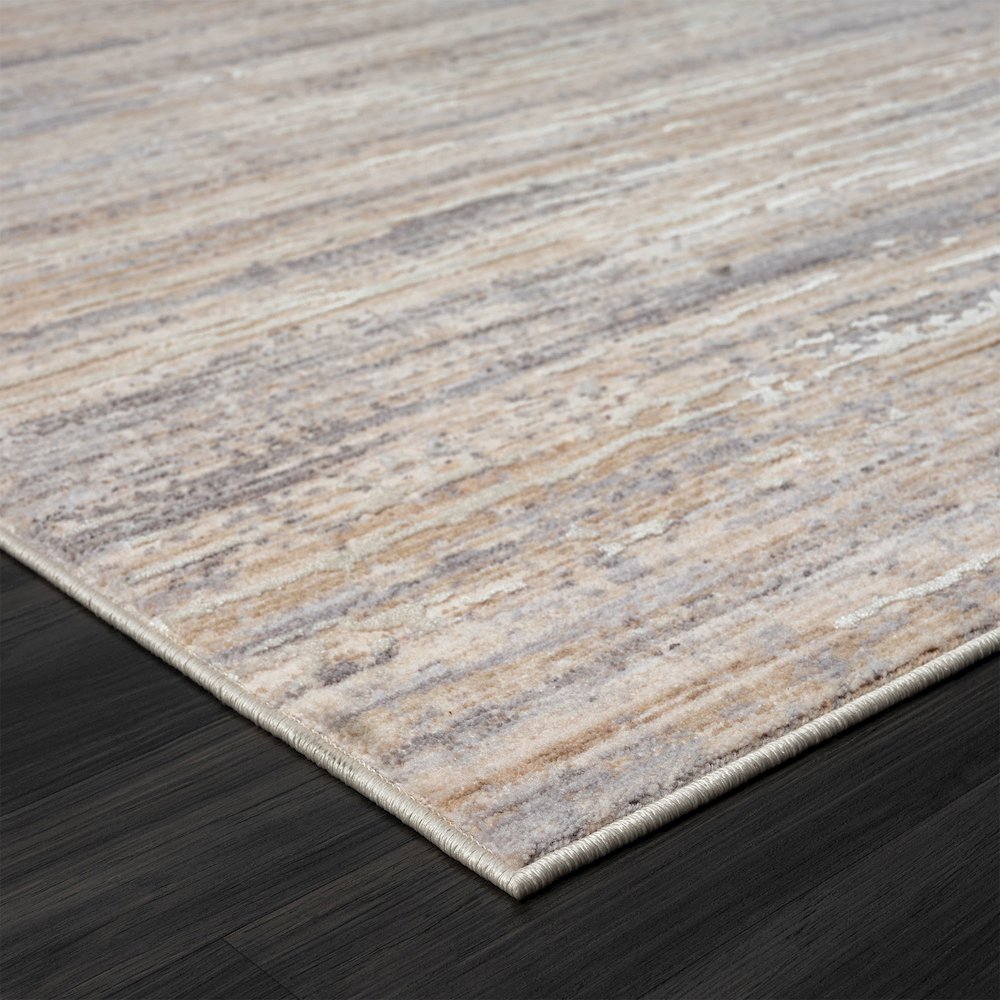Lancaster Performance Blend Area Rug Indoor in Gray/Beige, 4' X 6'. Picture 3