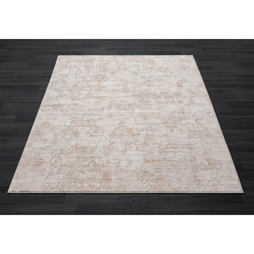 Lancaster Performance Blend Area Rug Indoor in Beige/Cream, 4' X 6'. Picture 8