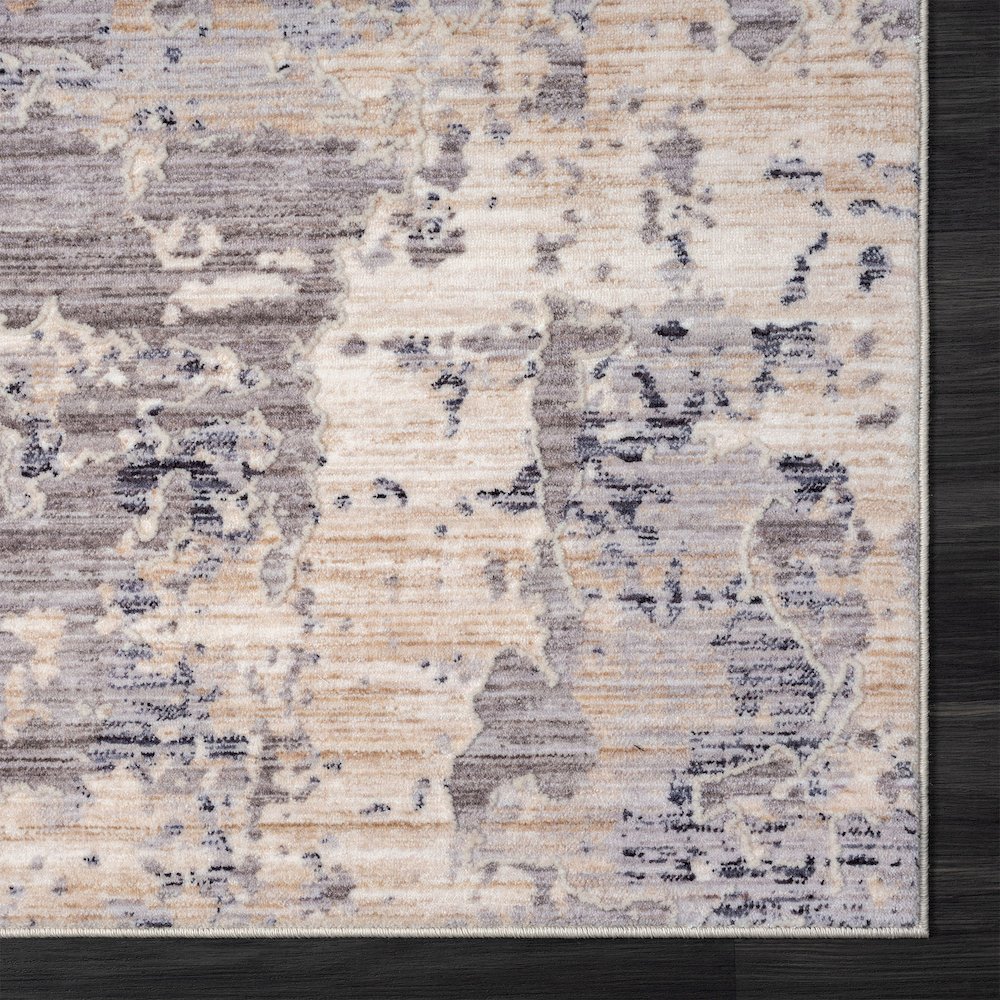 Lancaster Performance Blend Area Rug Indoor in Gray/Blue, 4' X 6'. Picture 5