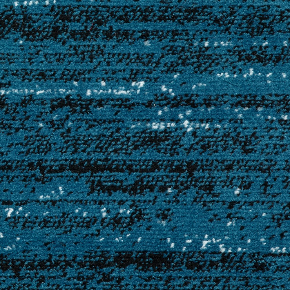 Matrix Olefin Area Rug Indoor in Blue/Black, 5'2" x 7'2". Picture 2