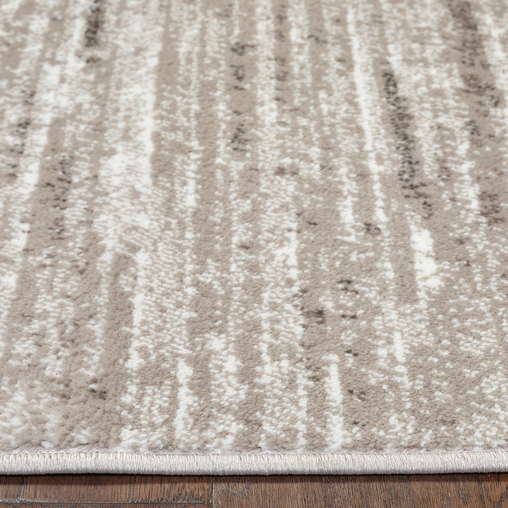 Matrix Olefin Area Rug Indoor in Beige/White, 5'2" x 7'2". Picture 7