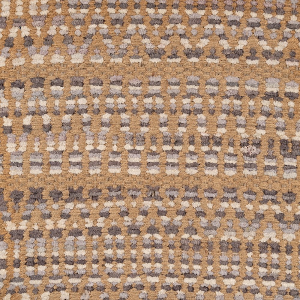 Natural Fiber Cotton Canvas Area Rug Indoor in Tan/Gray, 5' x 7'9". Picture 2