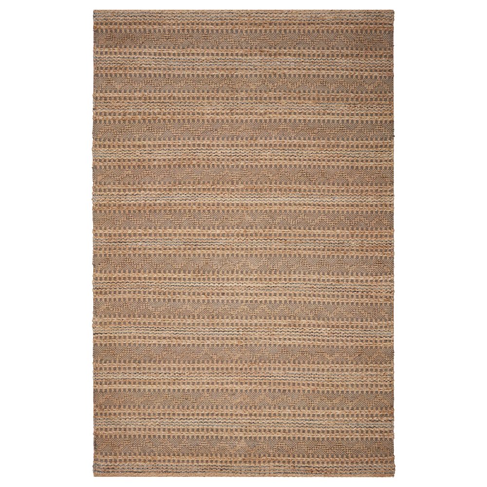 Natural Fiber Cotton Canvas Area Rug Indoor in Gray/Tan, 5' x 7'9". Picture 1