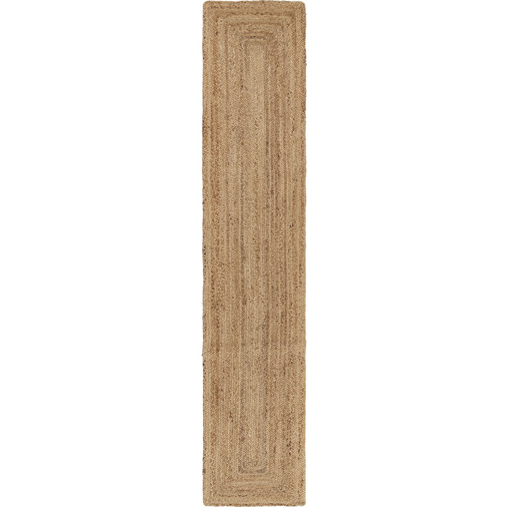 Classic Jute Table Top Placemat in Tan,  1'4" x 6'8". Picture 1