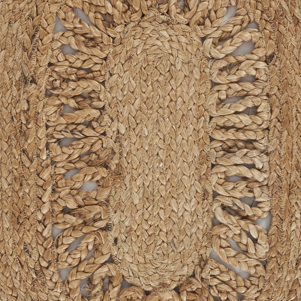 Natural Fiber Set of 4 Table Top Placemat in Brown,  13" x 19". Picture 4
