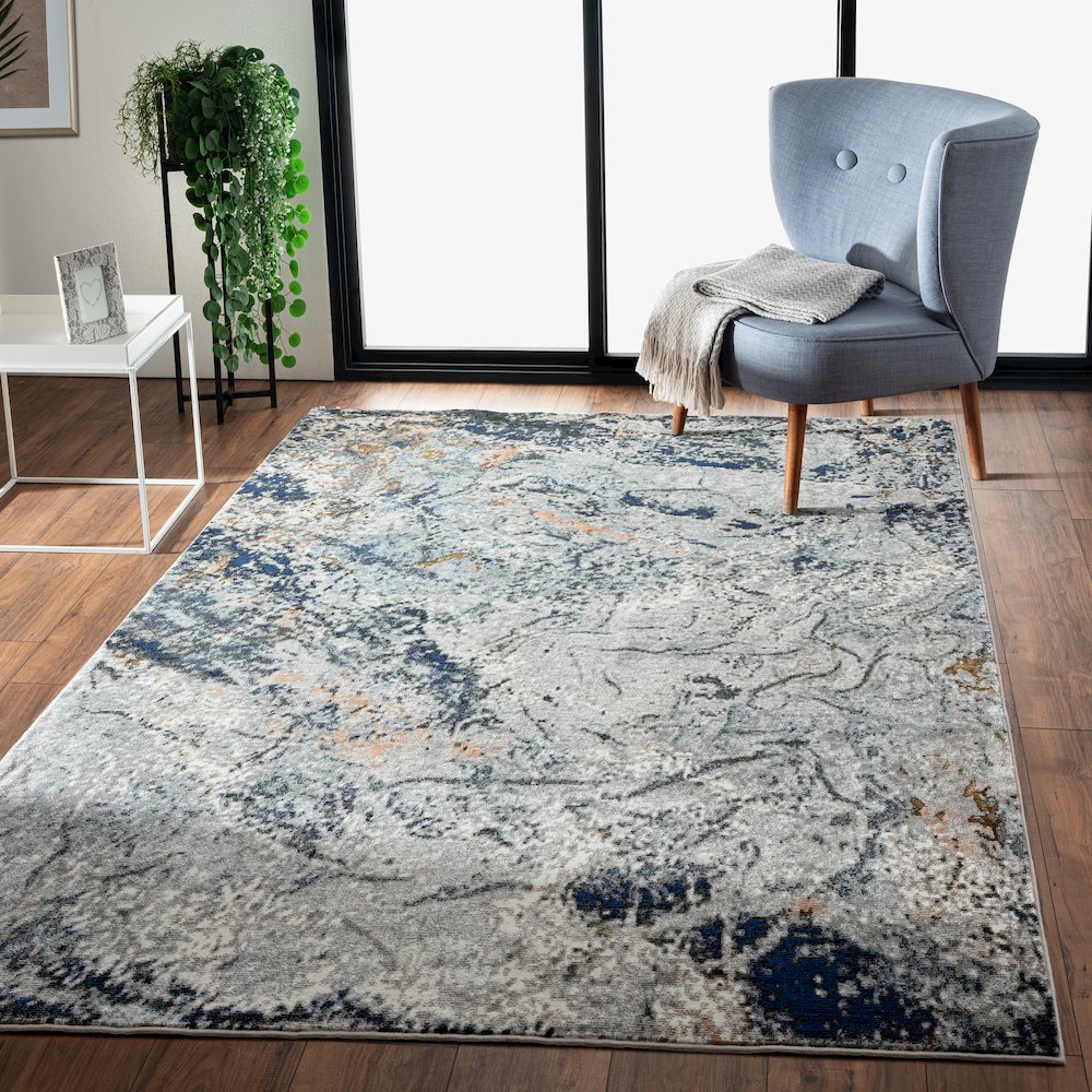Nimbus Abstract Arctic Glacier Area Rug. Picture 7