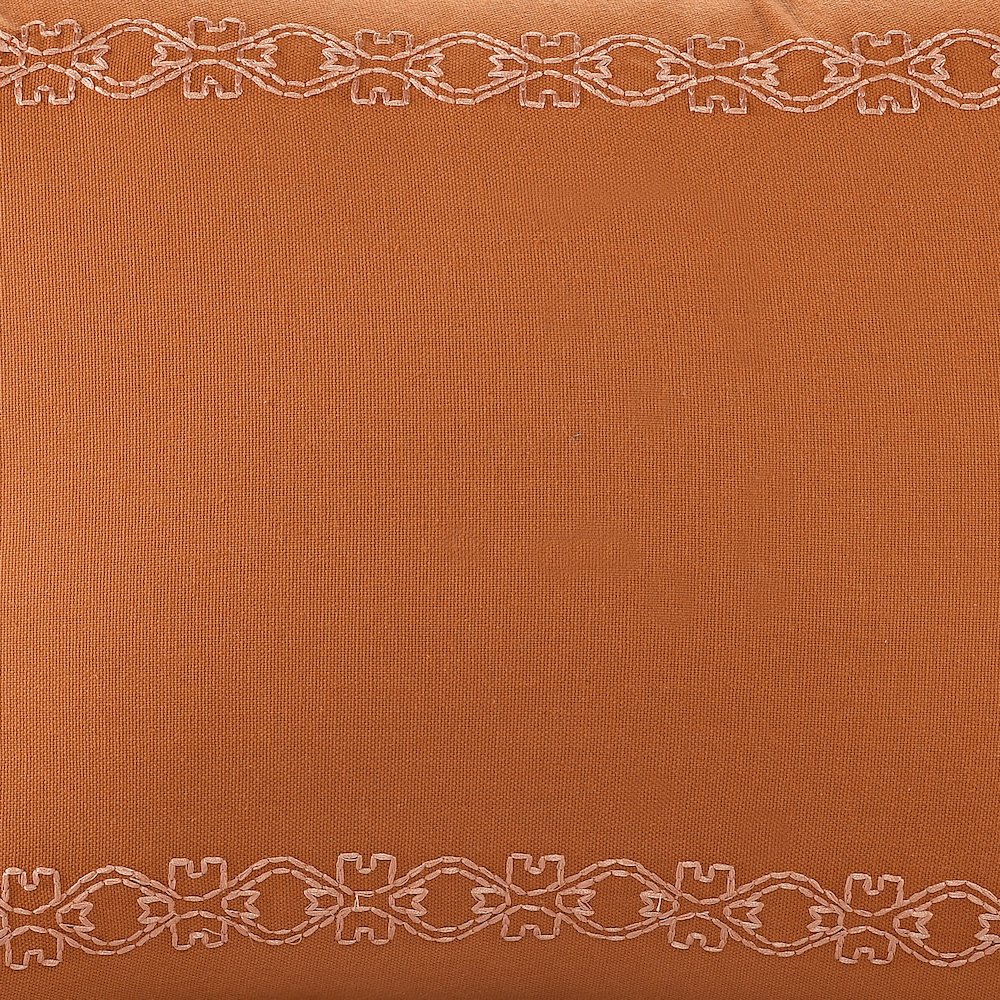 Dainty and Delicate Embroidered Border Throw Pillow. Picture 7