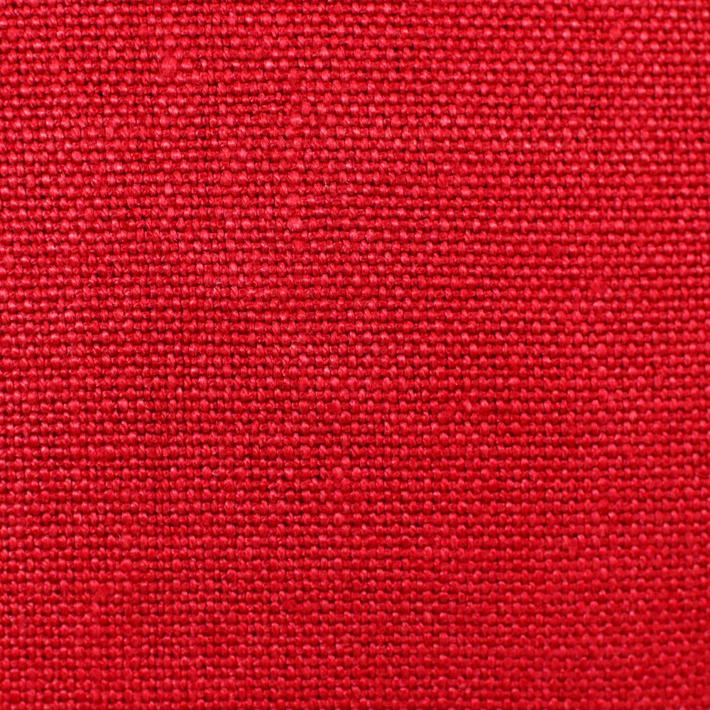 Estate Linen Poly Filled Pillow in Red, 20" x 20". Picture 7