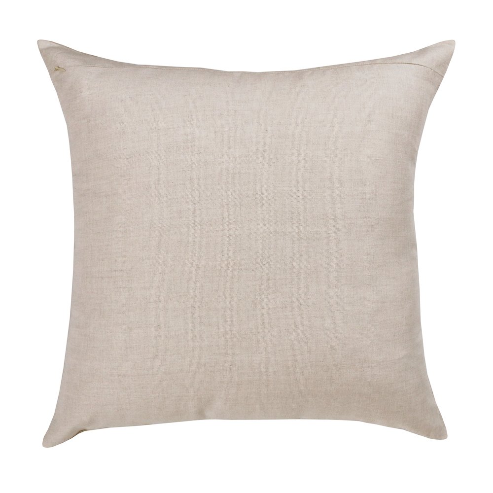 Estate Linen Poly Filled Pillow in Gray/Tan, 20" x 20". Picture 5