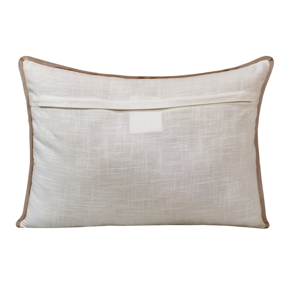 Harlow Cotton Poly Filled Pillow in Gray/Brown, 14" x 20". Picture 5