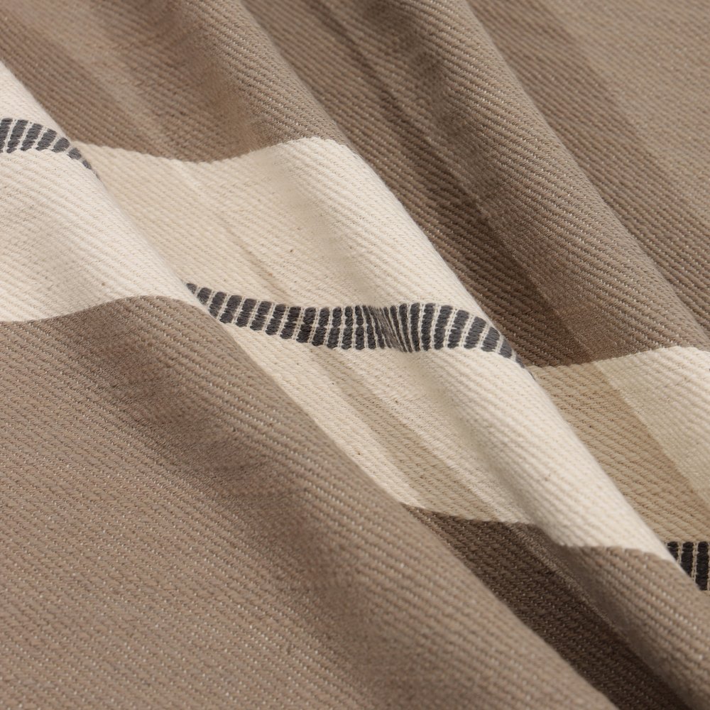 Wilmington Cotton Poly Filled Pillow in Brown/Gray, 20" x 20". Picture 4