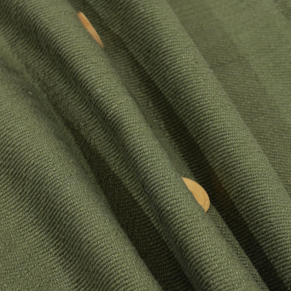 South Hampton Cotton Poly Filled Pillow in Green, 20" x 20". Picture 4