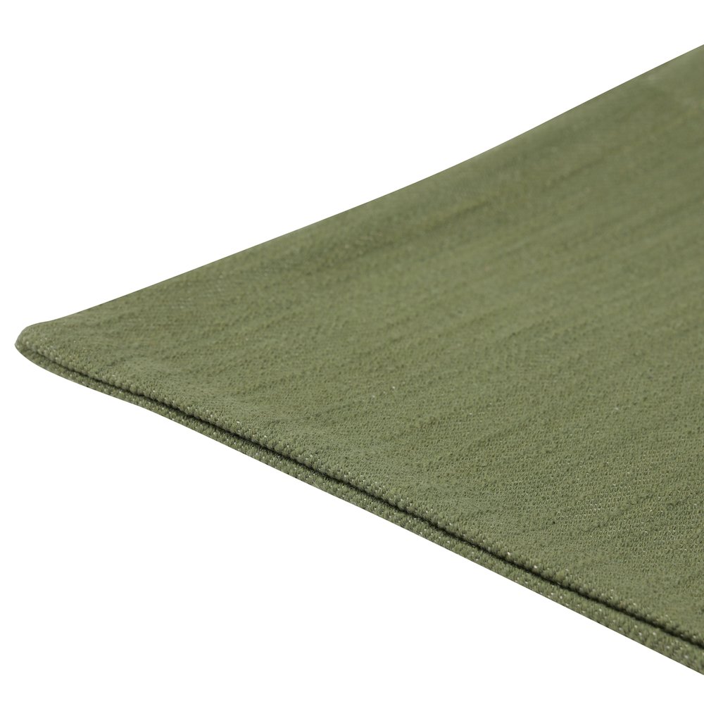 South Hampton Cotton Poly Filled Pillow in Green, 20" x 20". Picture 5