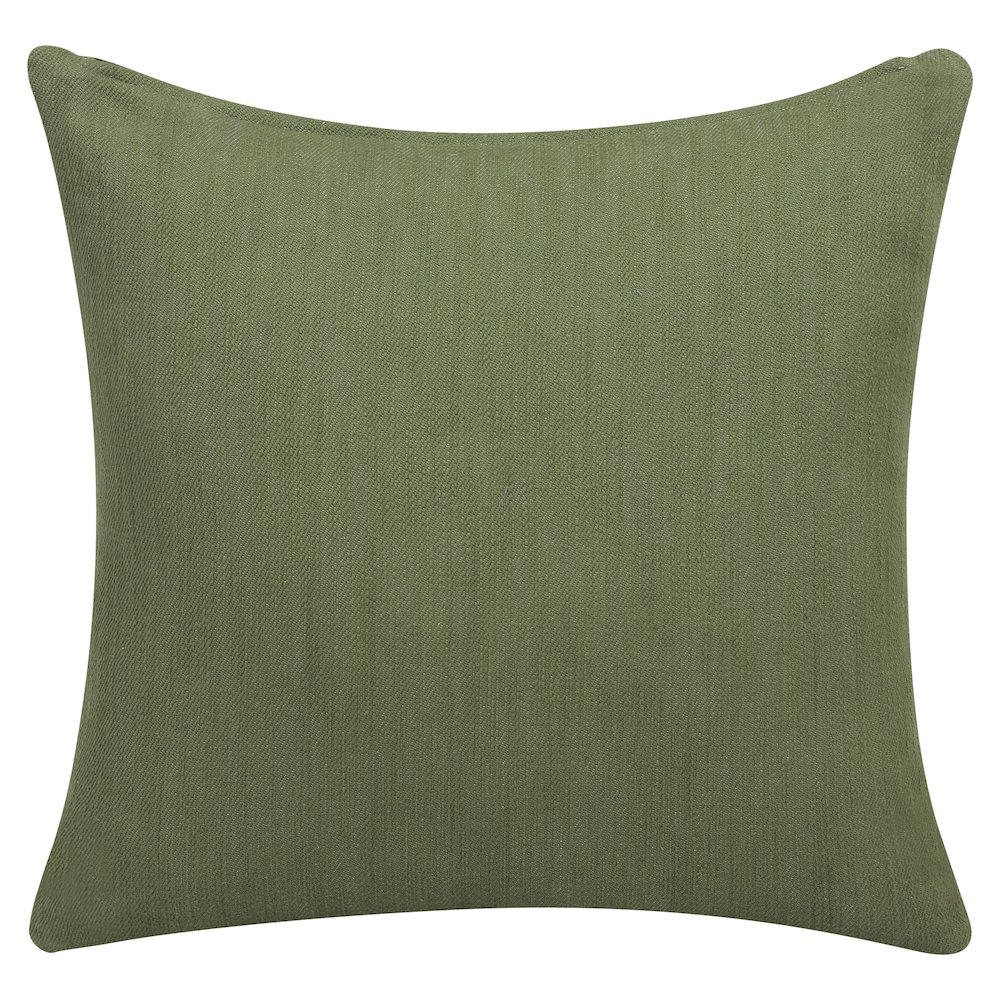 South Hampton Cotton Poly Filled Pillow in Green, 20" x 20". Picture 6