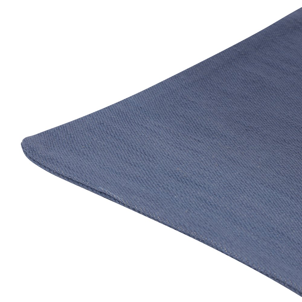 South Hampton Cotton Poly Filled Pillow in Blue, 20" x 20". Picture 5