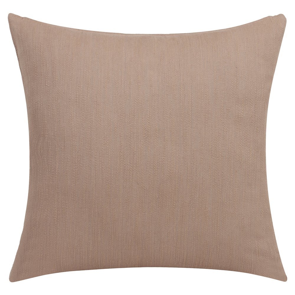 South Hampton Cotton Poly Filled Pillow in Brown, 20" x 20". Picture 6