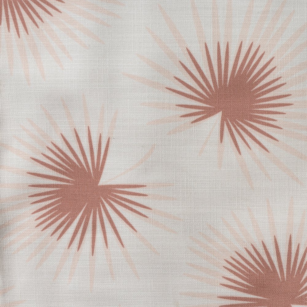 Coastal Performance Poly Filled Pillow in Off-White/Orange, 18" x 18". Picture 6