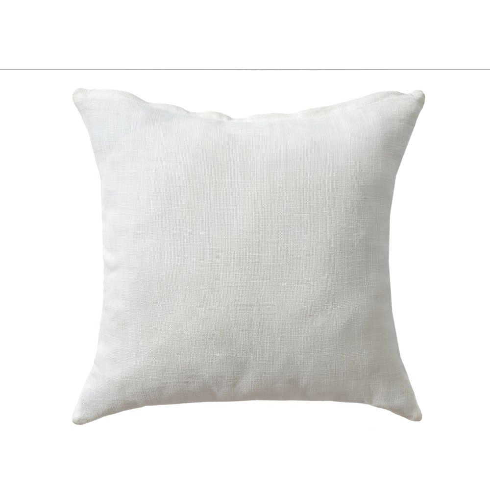 Coastal Performance Poly Filled Pillow in Blue/White, 18" x 18". Picture 5