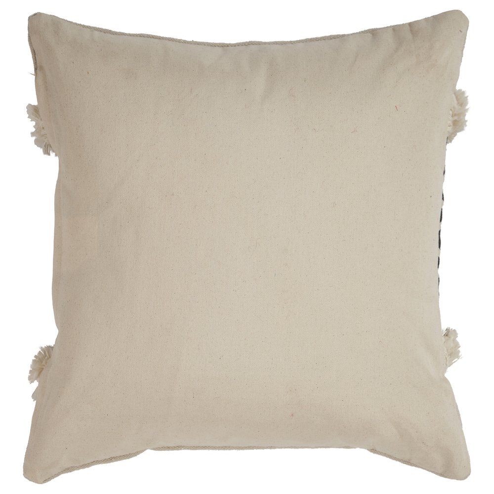 Black Modern Throw Pillow. Picture 5