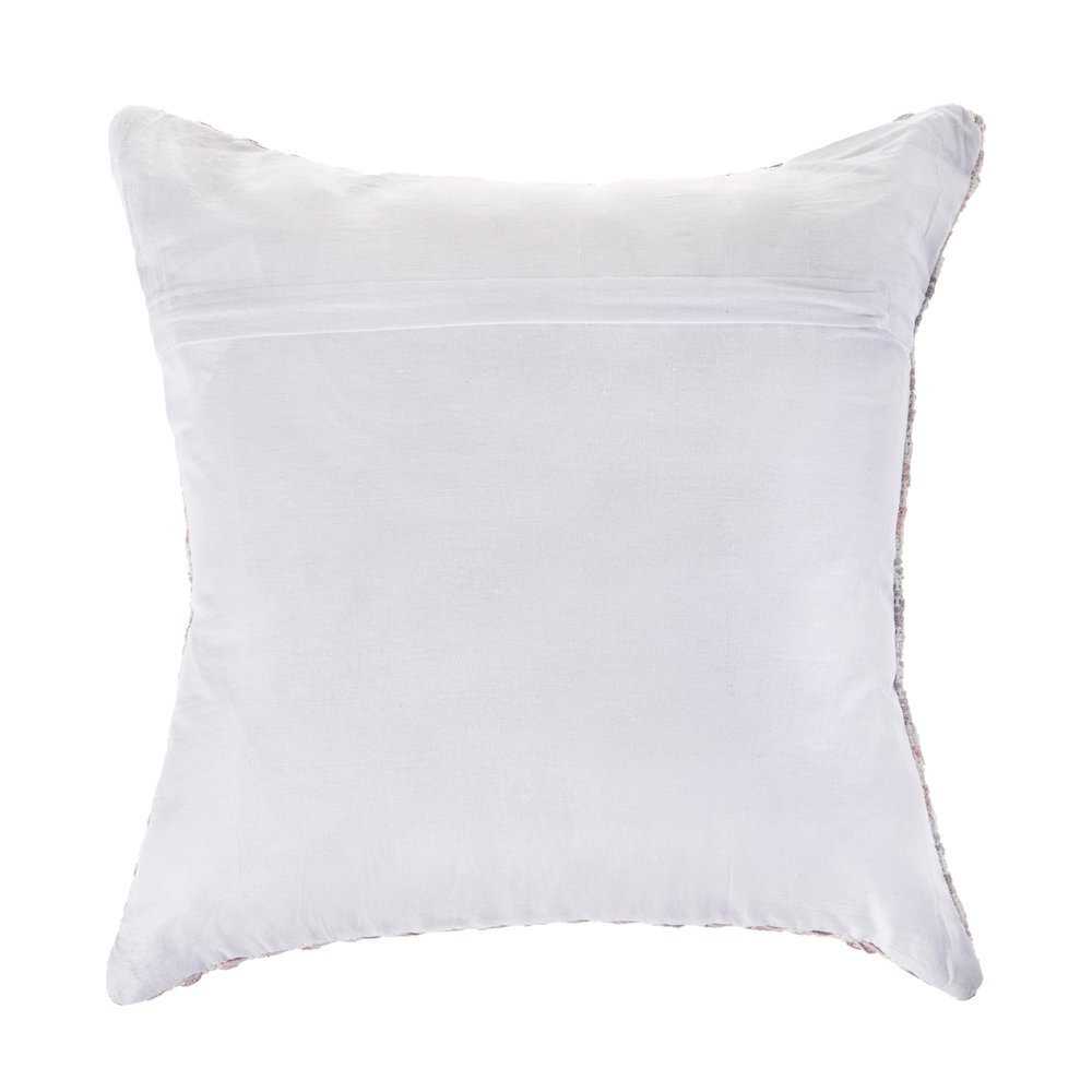 Ox Bay Lilac Chevron All-Natural Cotton Square 2 Piece Pillow Cover Set. Picture 5