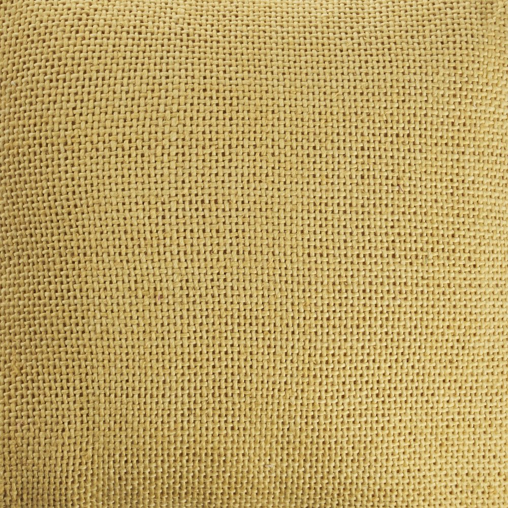 Evette Rios Felicity Cream Gold Solid Throw Pillow. Picture 2