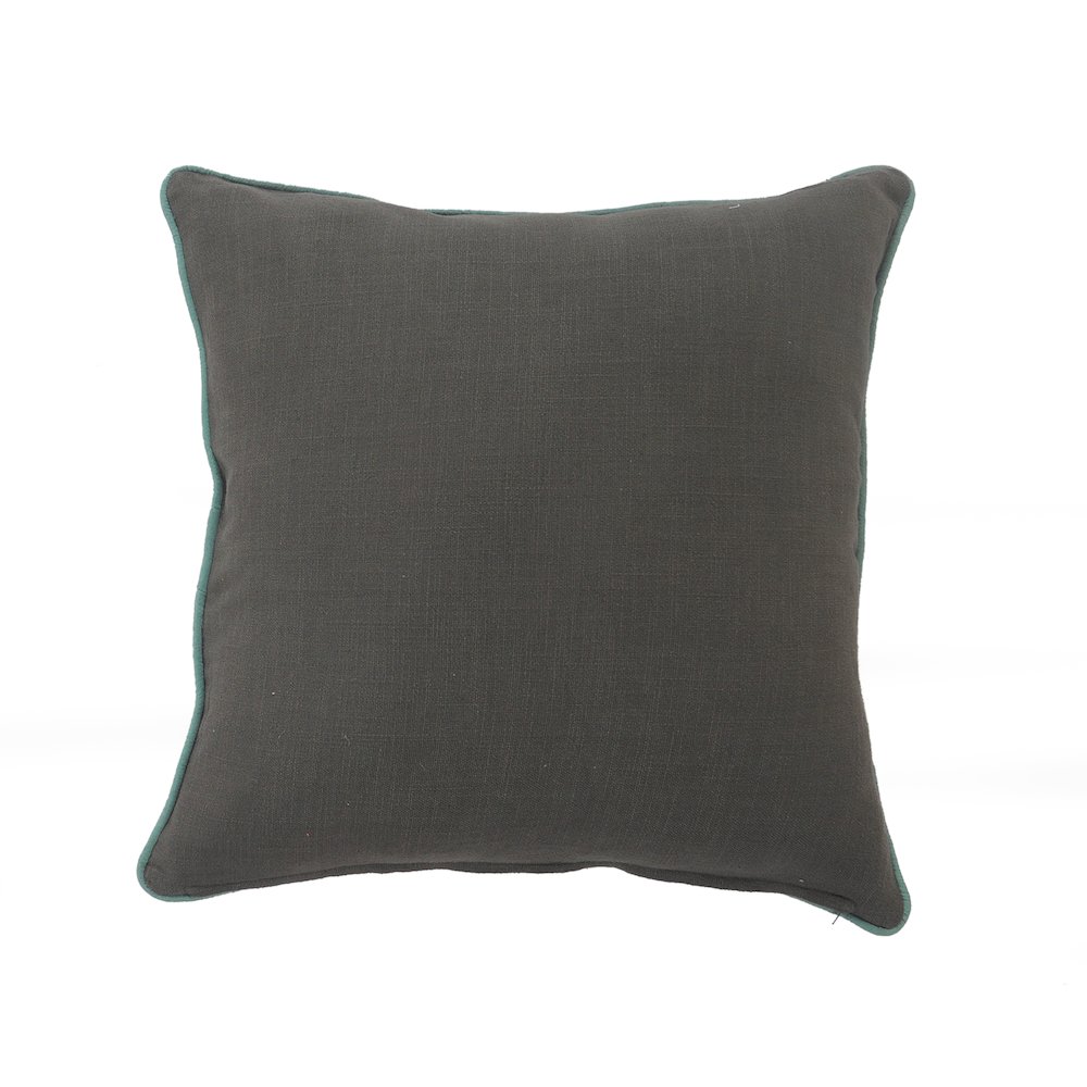 Jungle Scene Multicolored Throw Pillow. Picture 6