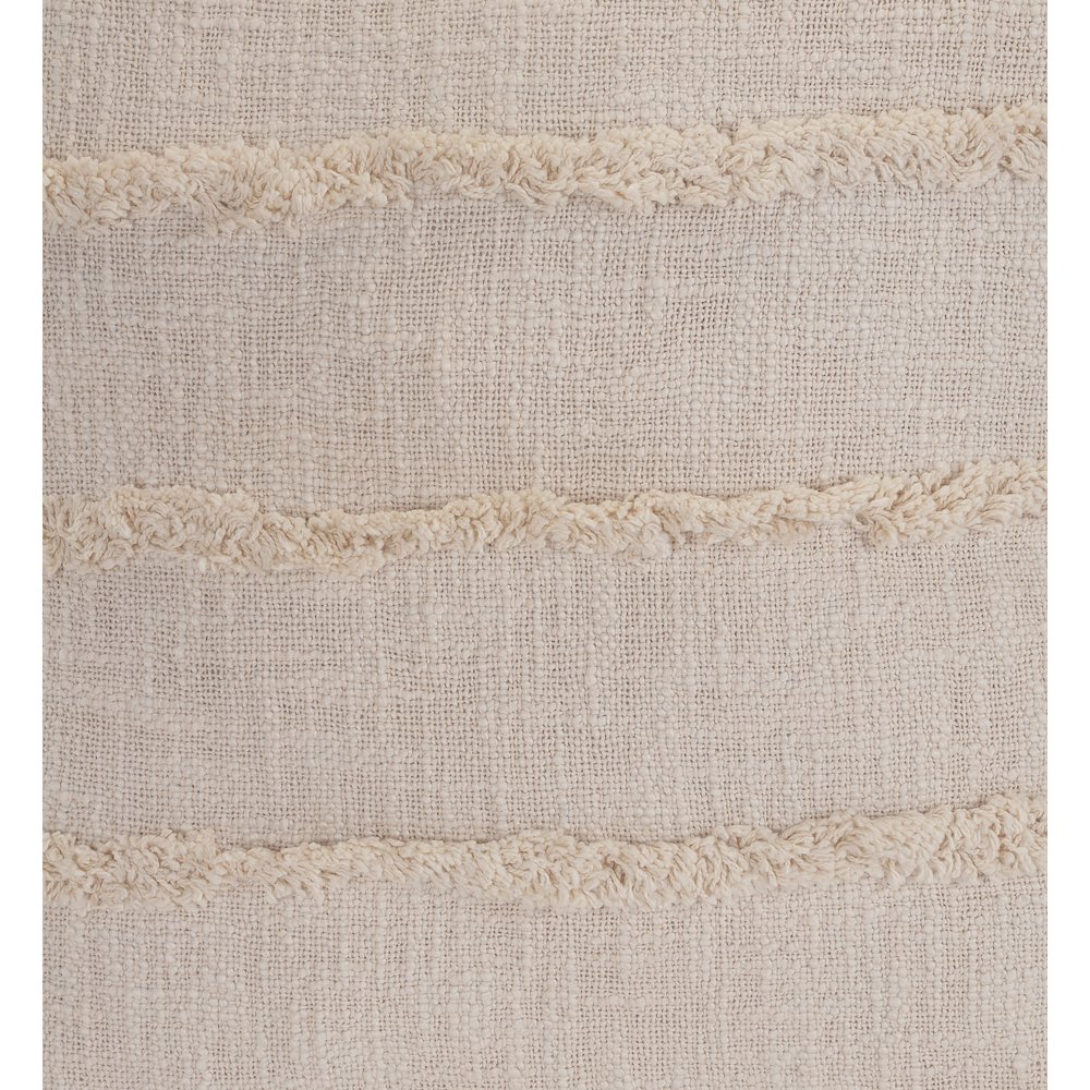 Rory Cotton Pillow Set of 2 in Beige, 20" x 20". Picture 6