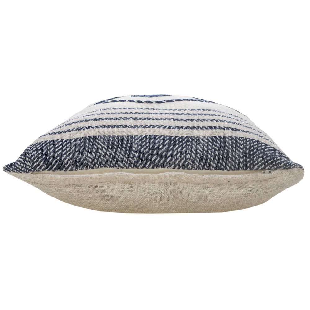 Coastal Edge Geometric Diamond Throw Pillow. Picture 7
