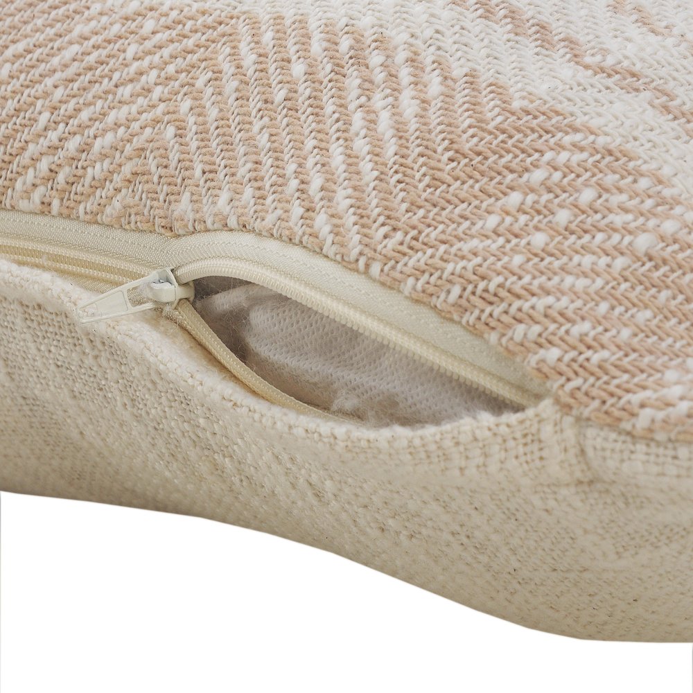 Coastal Edge Geometric Diamond Throw Pillow. Picture 2