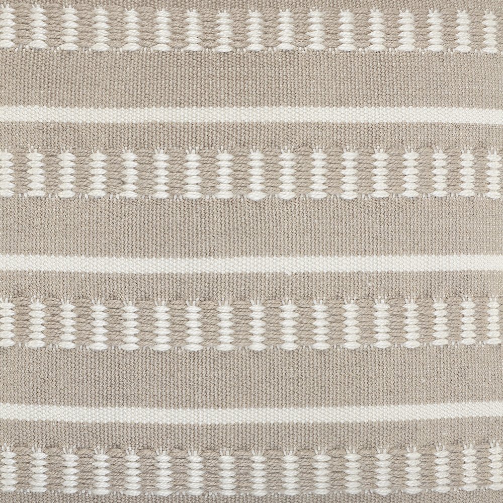 Dash Striped Indoor Outdoor Oversized Throw Pillow with Fringe. Picture 7