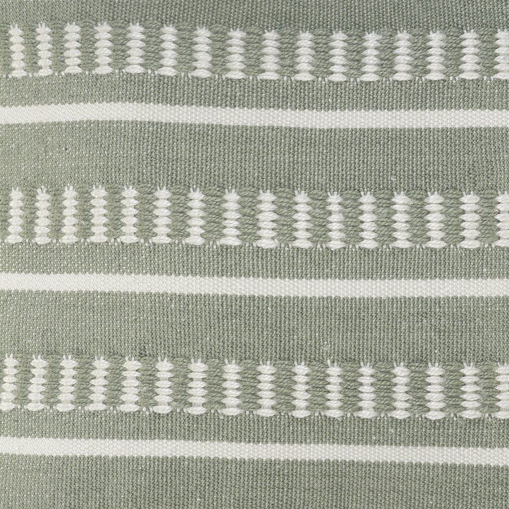 Dash Striped Indoor Outdoor Oversized Throw Pillow with Fringe. Picture 3