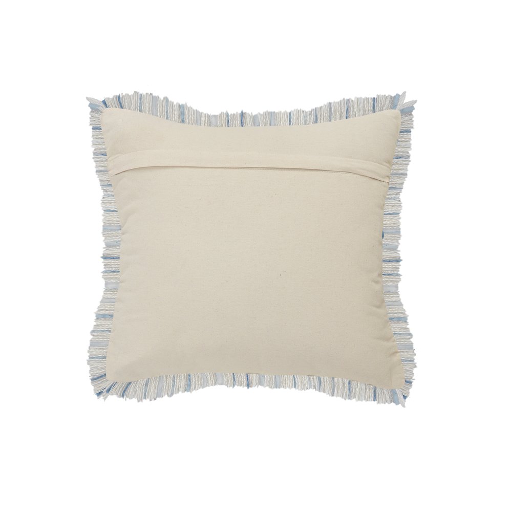 Modern Interwoven Throw Pillow with Fringe. Picture 7