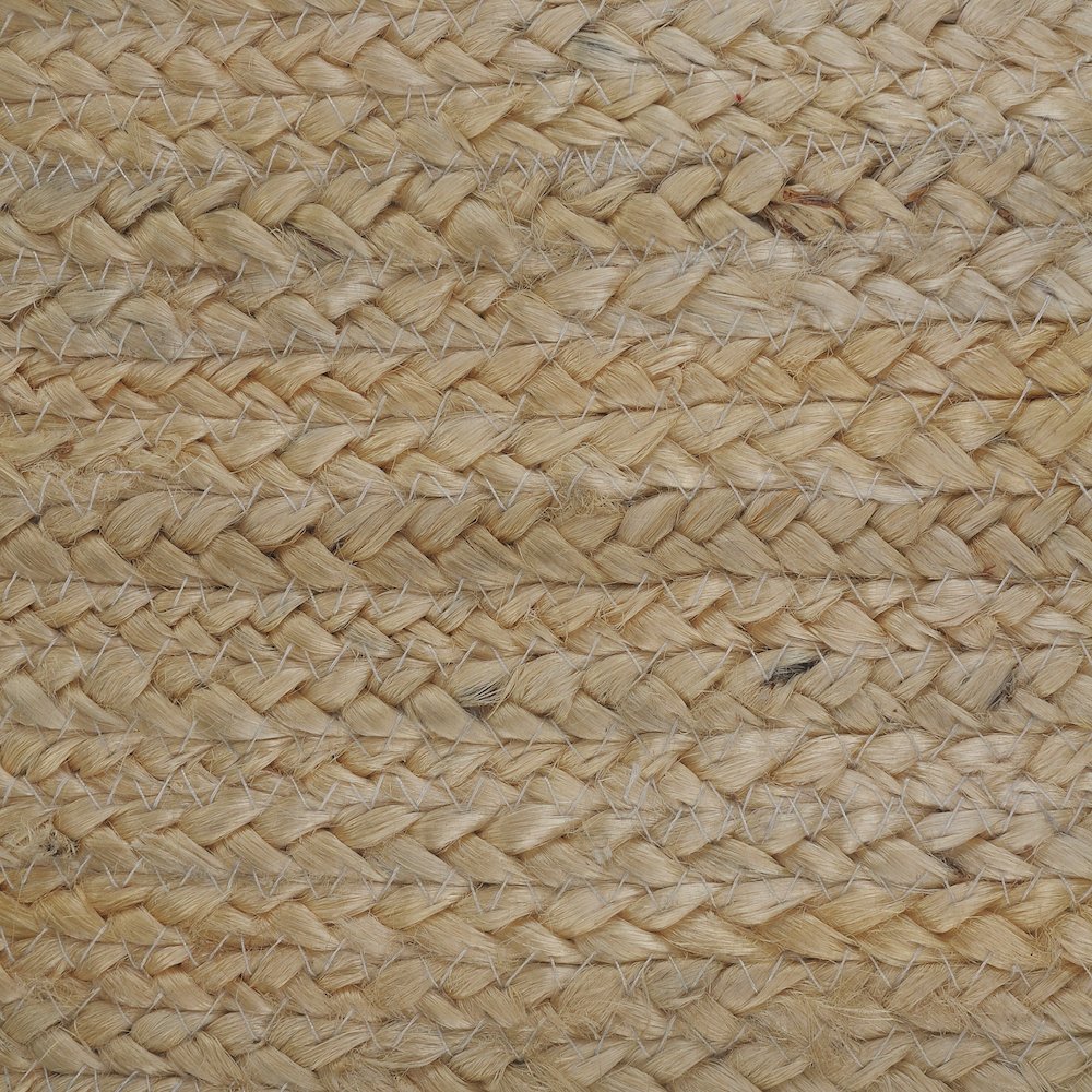 Ox Bay Hand-Woven Tan Solid All-Natural Jute Pillow Cover. Picture 2