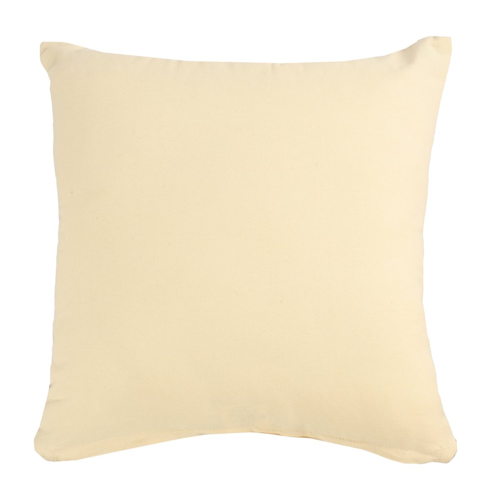 Ox Bay Hand-Woven Gray/Cream Dot All-Natural Cotton Pillow Cover. Picture 7