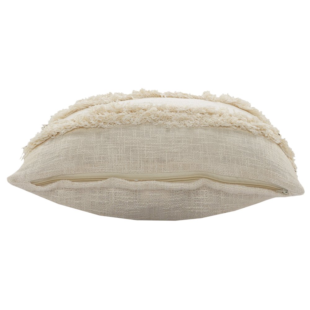 Beverly Fringed Solid Throw Pillow. Picture 4